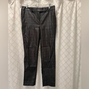 Black and silver dress pants